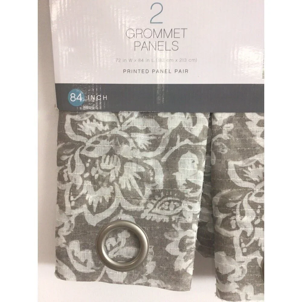 Evolution Grommet Curtain Panels Set of 2 NEW